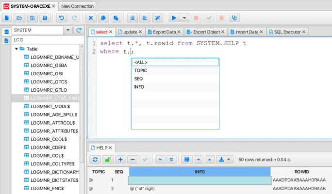 SQLite 3.53.4 (64-bit) screenshot 1