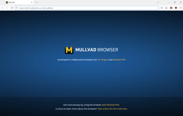 Mullvad Browser 15.0.19 screenshot 1