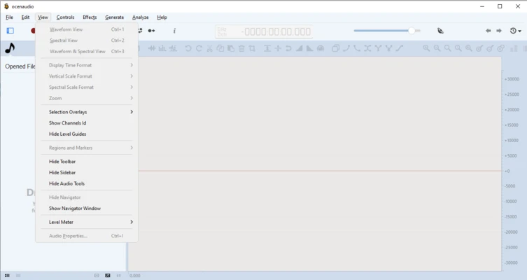 Ocenaudio 3.20.1 screenshot 1
