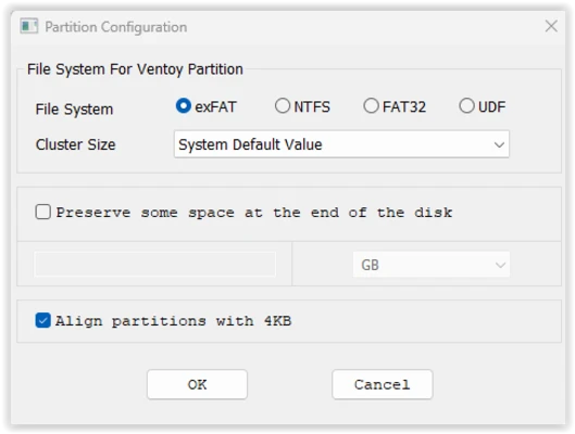 Ventoy 1.1.17 screenshot 1
