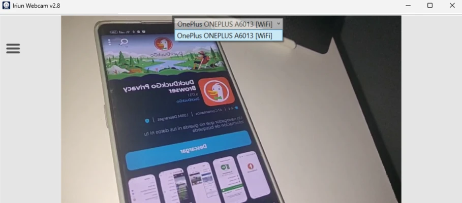 Iriun Webcam 2.9.7 screenshot 1