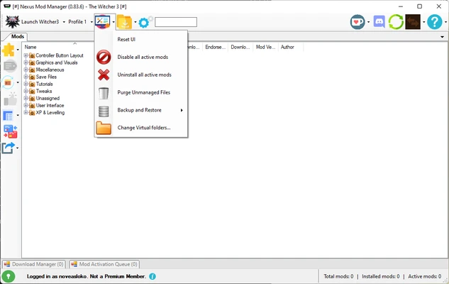 Nexus Mod Manager 0.91.8 screenshot 1
