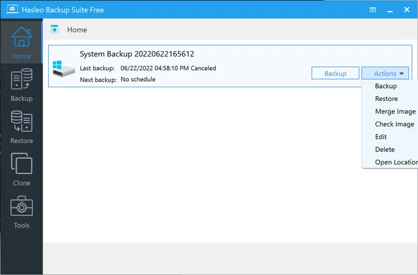 Hasleo Backup Suite 5.9.2.0 screenshot 1