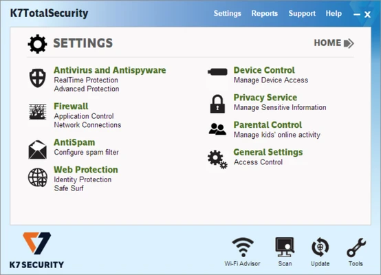 K7 Total Security 16.0.0.1336 screenshot 1