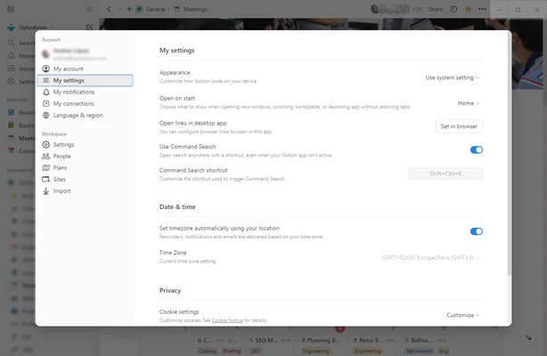 Notion 7.28.0 screenshot 1