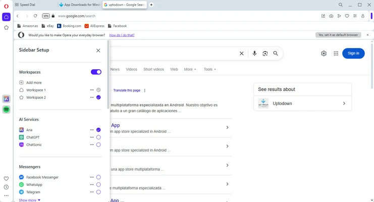 Opera 134.0 Build 5954.26 (64-bit) screenshot 1