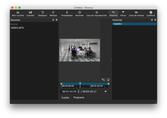Shotcut 26.8.1 screenshot 1