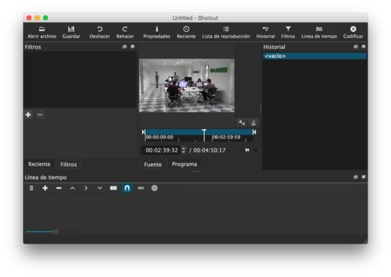 Shotcut 26.8.1 screenshot 1
