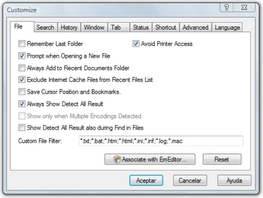 EmEditor Professional 26.2.5 (64-bit) screenshot 1