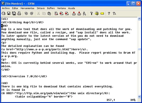 Vim 9.2.0894 screenshot 1
