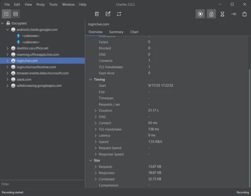 Charles 5.2.1 screenshot 1