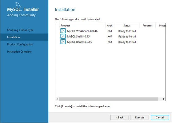 MySQL 8.0.46.0 screenshot 1