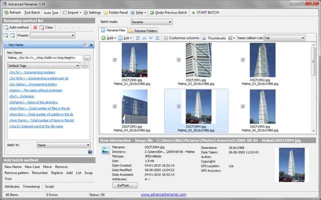Advanced Renamer 4.24 screenshot 1