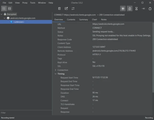 Charles 5.2.1 screenshot 1