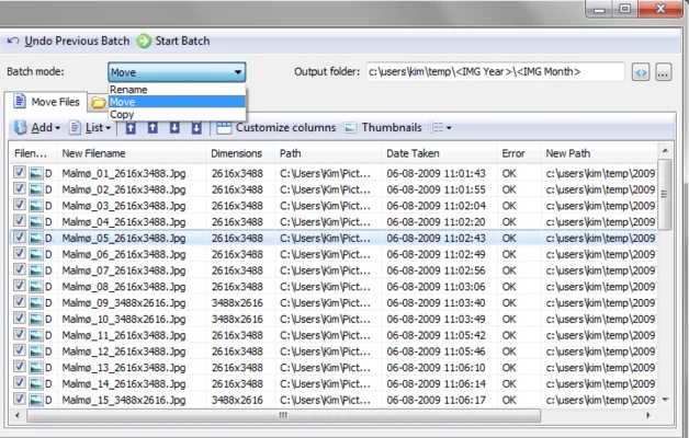 Advanced Renamer 4.24 screenshot 1