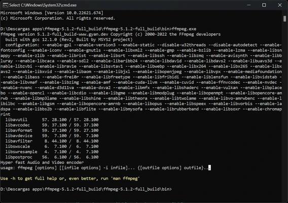 FFmpeg 9.0 screenshot 1