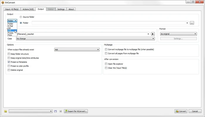 XnConvert 1.114.0 (64-bit) screenshot 1
