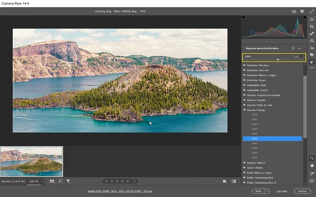 Adobe Camera Raw 18.5 screenshot 1