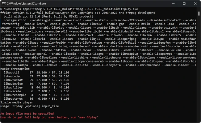 FFmpeg 9.0 screenshot 1