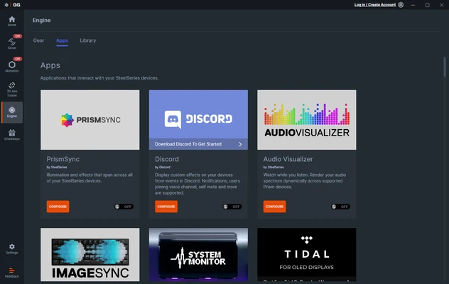 SteelSeries GG 117.0.0 screenshot 1