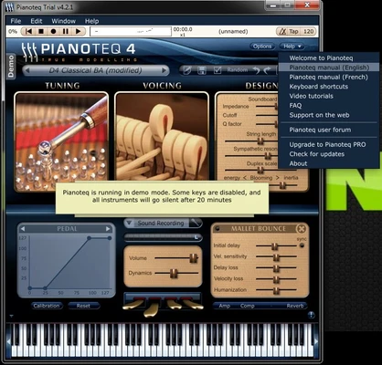 Pianoteq 9.2.2 screenshot 1