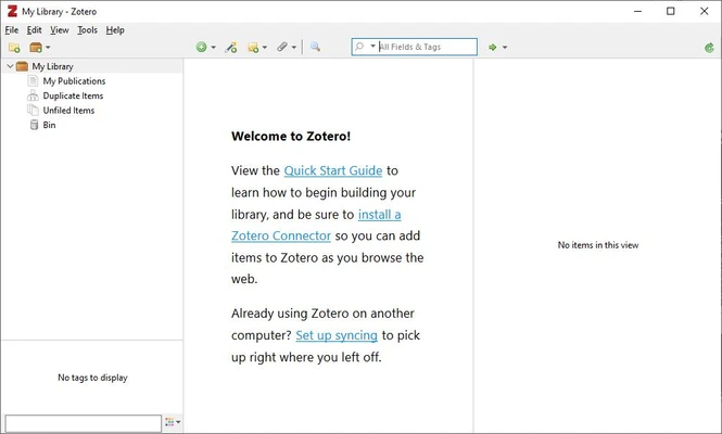 Zotero 10.0 screenshot 1