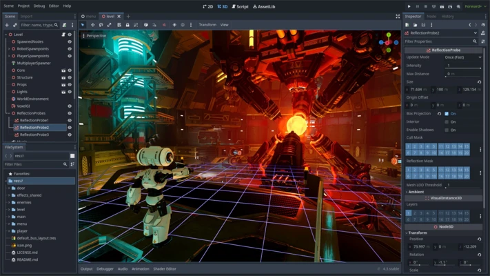 Godot Engine 4.7.2 screenshot 1