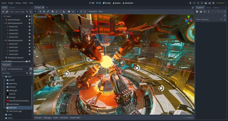 Godot Engine 4.7.2 screenshot 1