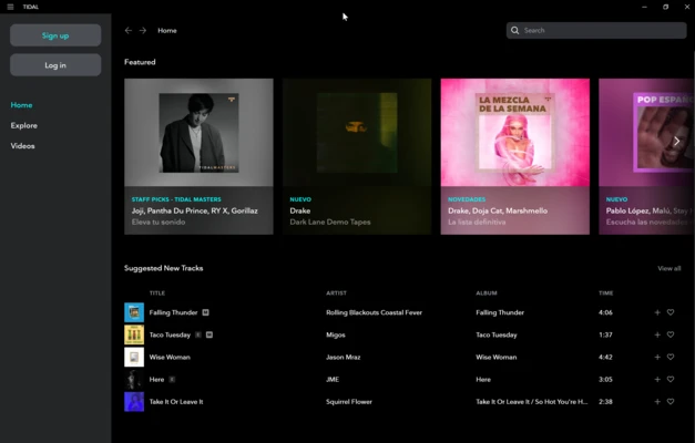 TIDAL Desktop 2.43.2 screenshot 1