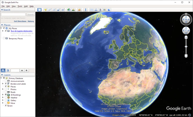 Google Earth Pro 7.3.7.1327 screenshot 1