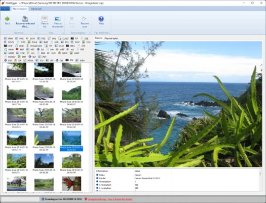 DiskDigger 2.3.59.4493 screenshot 1