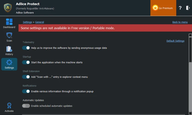 RogueKiller 16.8.3.0 screenshot 1