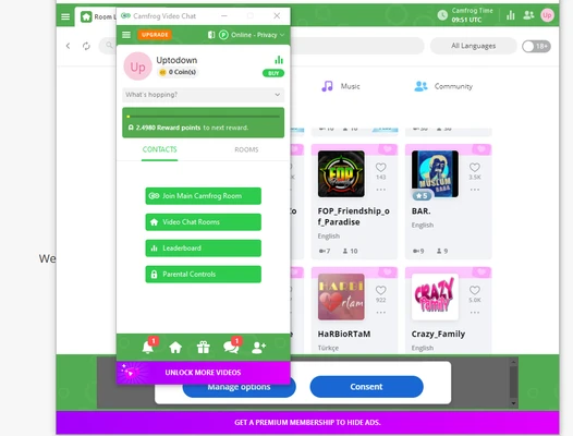 Camfrog Video Chat 8.5.0 screenshot 1