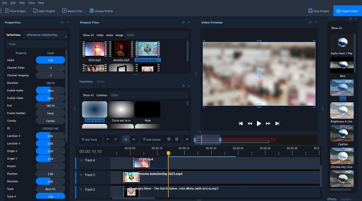 OpenShot Video Editor 4.0.0 (64-bit) screenshot 1