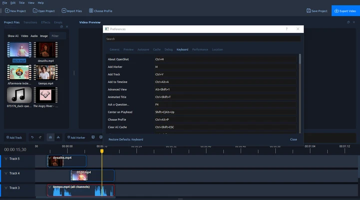 OpenShot Video Editor 4.0.0 (64-bit) screenshot 1