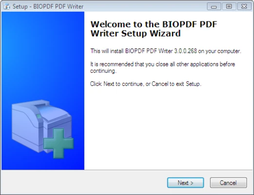 BullZip PDF Printer 2026.1.0.3002 screenshot 1