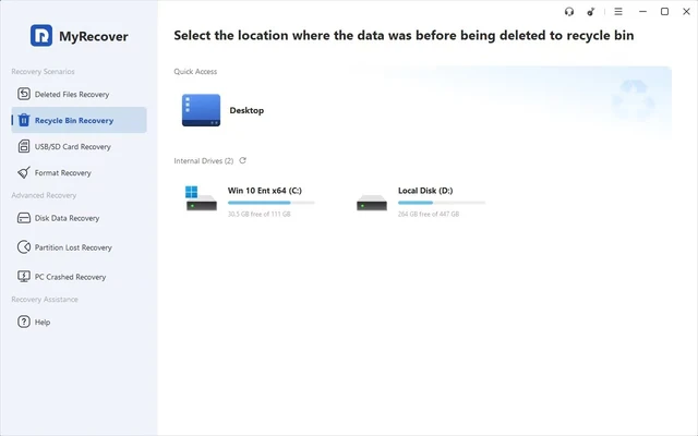 MyRecover 5.4 screenshot 1