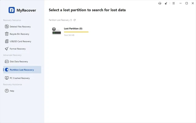 MyRecover 5.4 screenshot 1