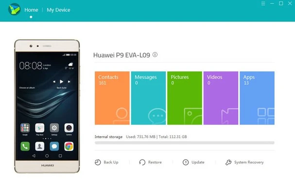 HiSuite 14.0.0.380 screenshot 1