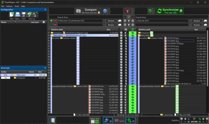 FreeFileSync 14.12 screenshot 1