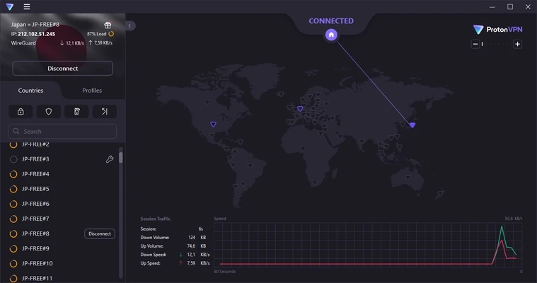 ProtonVPN 5.1.8 screenshot 1