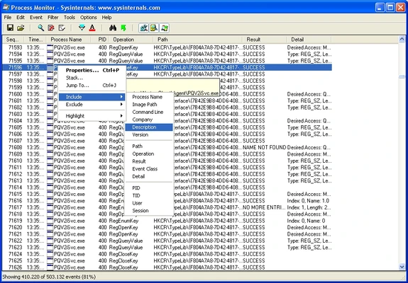 Process Monitor 4.11 screenshot 1