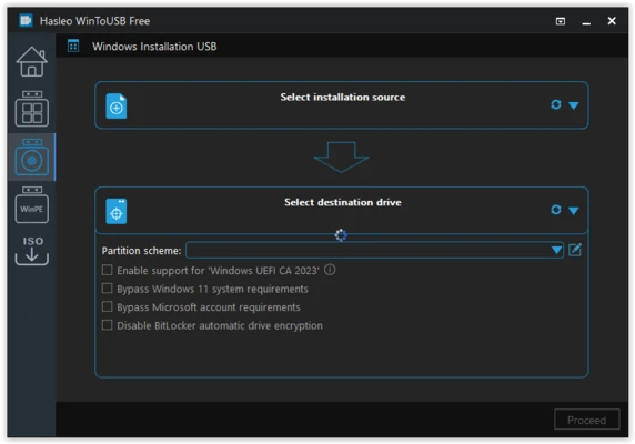 WinToUSB 10.9 screenshot 1