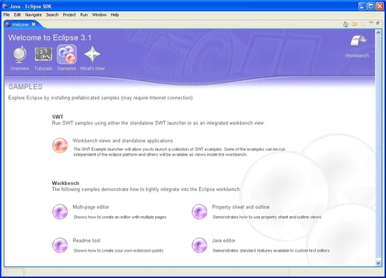Eclipse SDK 4.41 screenshot 1