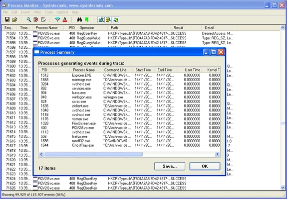 Process Monitor 4.11 screenshot 1