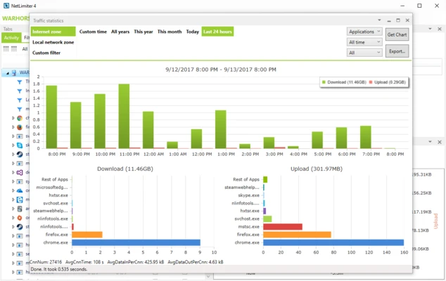 NetLimiter 5.3.27.0 screenshot 1