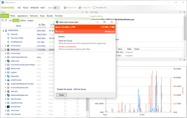 NetLimiter 5.3.27.0 screenshot 1