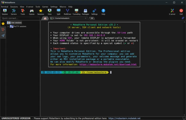 MobaXterm 26.5 screenshot 1