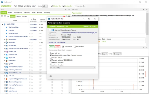 NetLimiter 5.3.27.0 screenshot 1