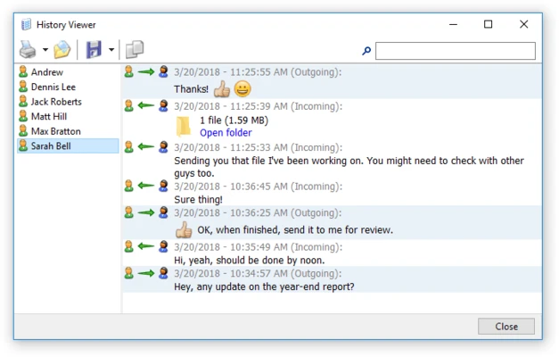 Softros LAN Messenger 12.6.7.0 screenshot 1